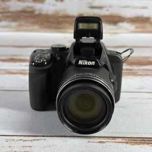 Nikon COOLPIX P520 18.1MP Black Digital Camera Tested No Charger